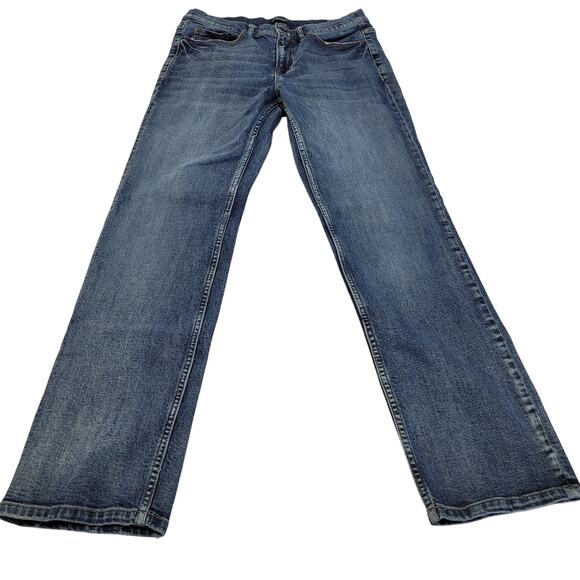 Flag and Anthem Portland relaxed dark wash jeans - Picture 1 of 9